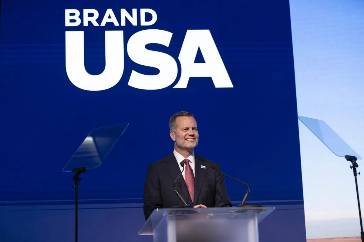 Corte no orçamento do Brand USA exige “recalibração significativa” das operações, afirma CEO 1 Brand USA CEO Fred Dixon at the IPW conference in Chicago June 2025. Brand USA Corte no orçamento do Brand USA exige “recalibração significativa” das operações, afirma CEO
