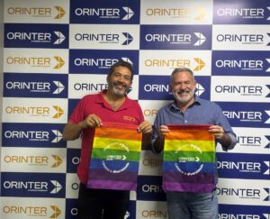 Jorge Souza, da Orinter, e Clovis Casemiro, da IGLTA (Divulgação/Orinter)