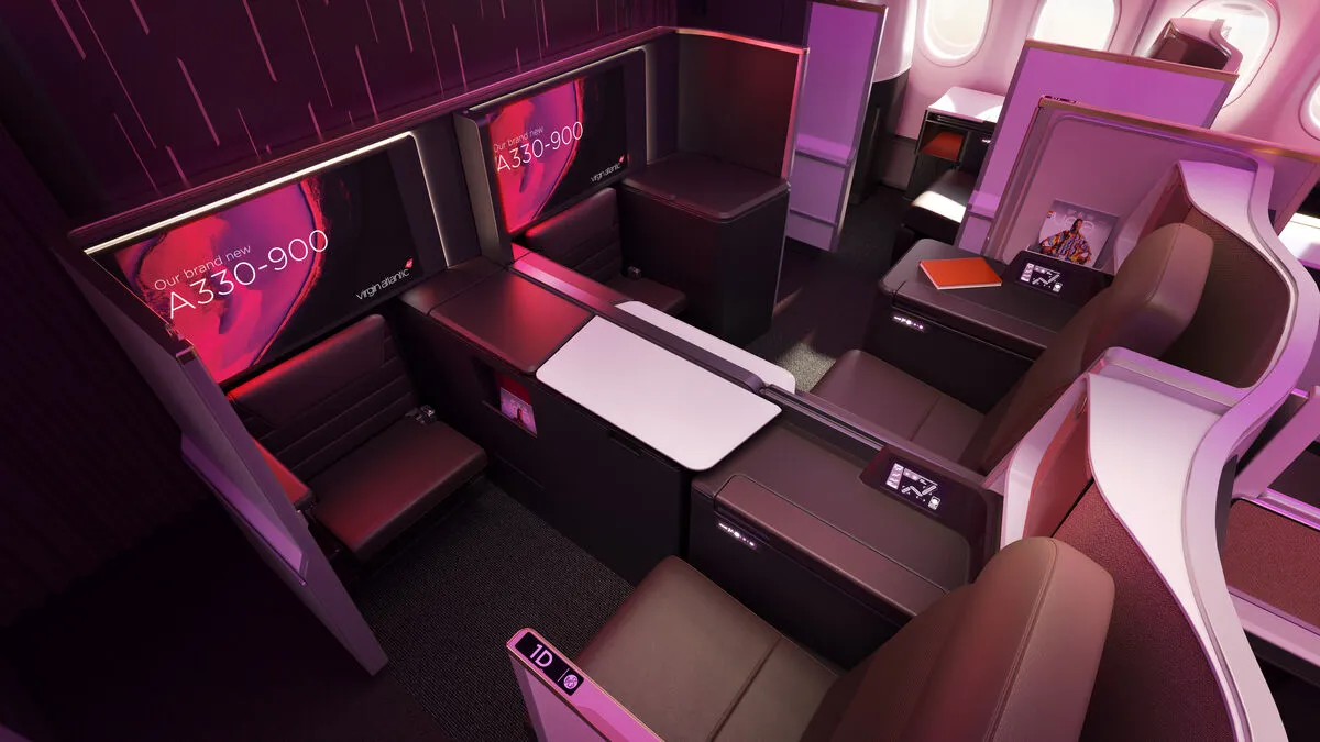 Virgin Atlantic adotará internet Starlink e amplia aposta em cabines premium 1 Retreat Suite One Virgin Atlantic adotará internet Starlink e amplia aposta em cabines premium