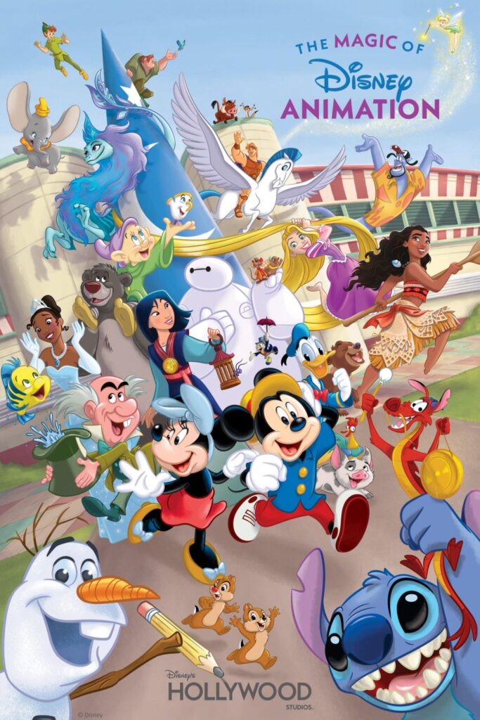 Disney's Hollywood Studios terá nova atração em 2026 com chapéu mágico do Mickey e personagens em ação 2 The Magic of Disney Animation Poster 1024x1536 1 Disney's Hollywood Studios terá nova atração em 2026 com chapéu mágico do Mickey e personagens em ação