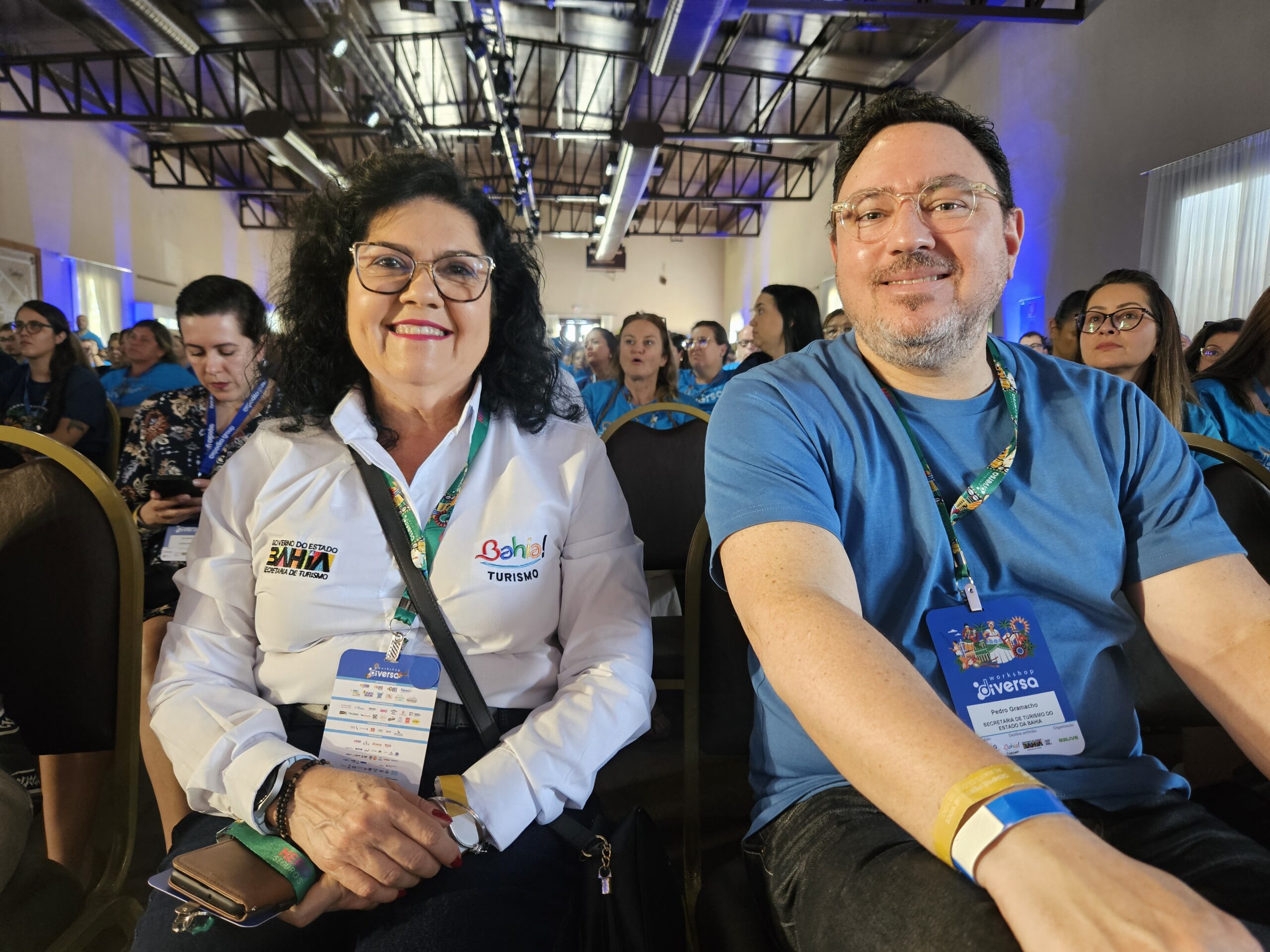 Cristina Mariotti e Pedro Gramacho, da Setur-BA