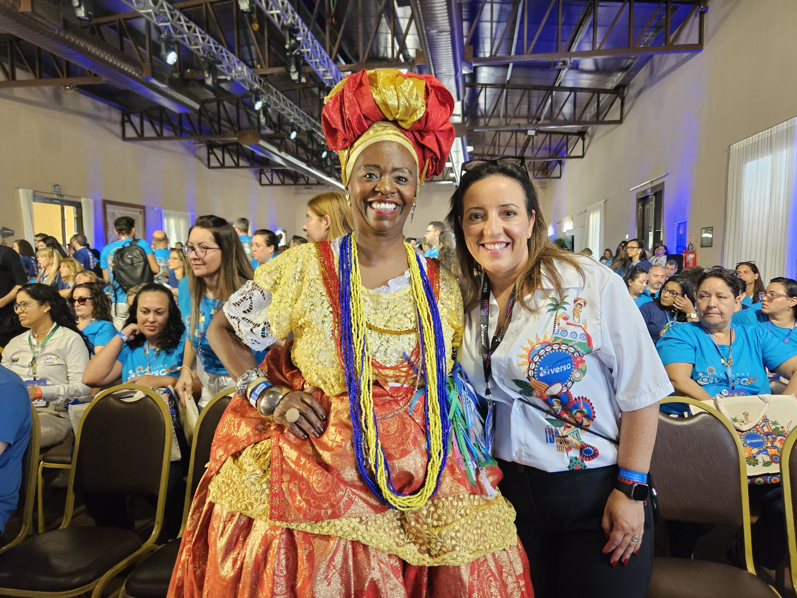 Marly Trindade, da Bahia, e Adriana Fredericce, da Diversa