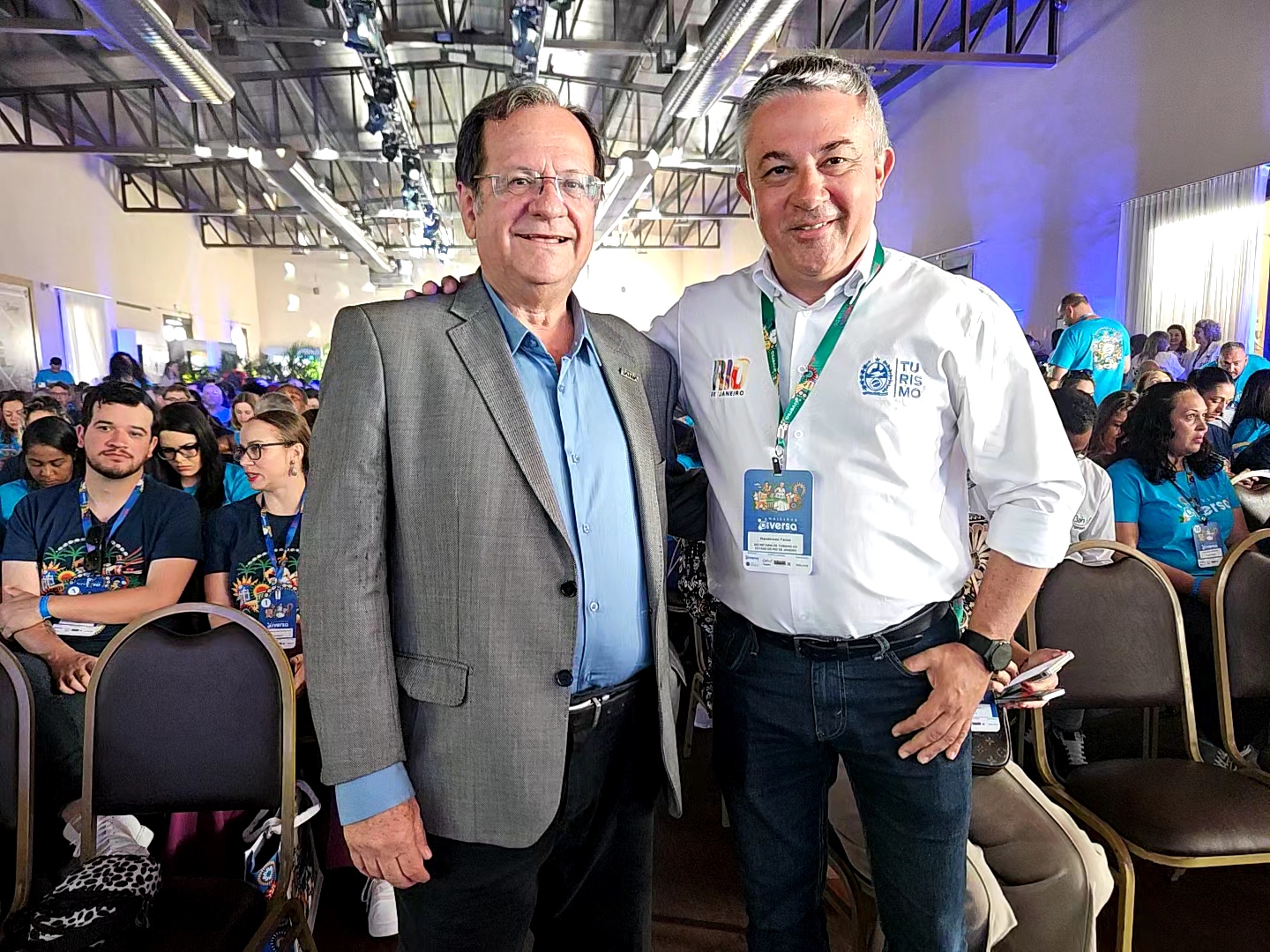 Maurício Bacelar e Wanderson Farias, da Setur-BA
