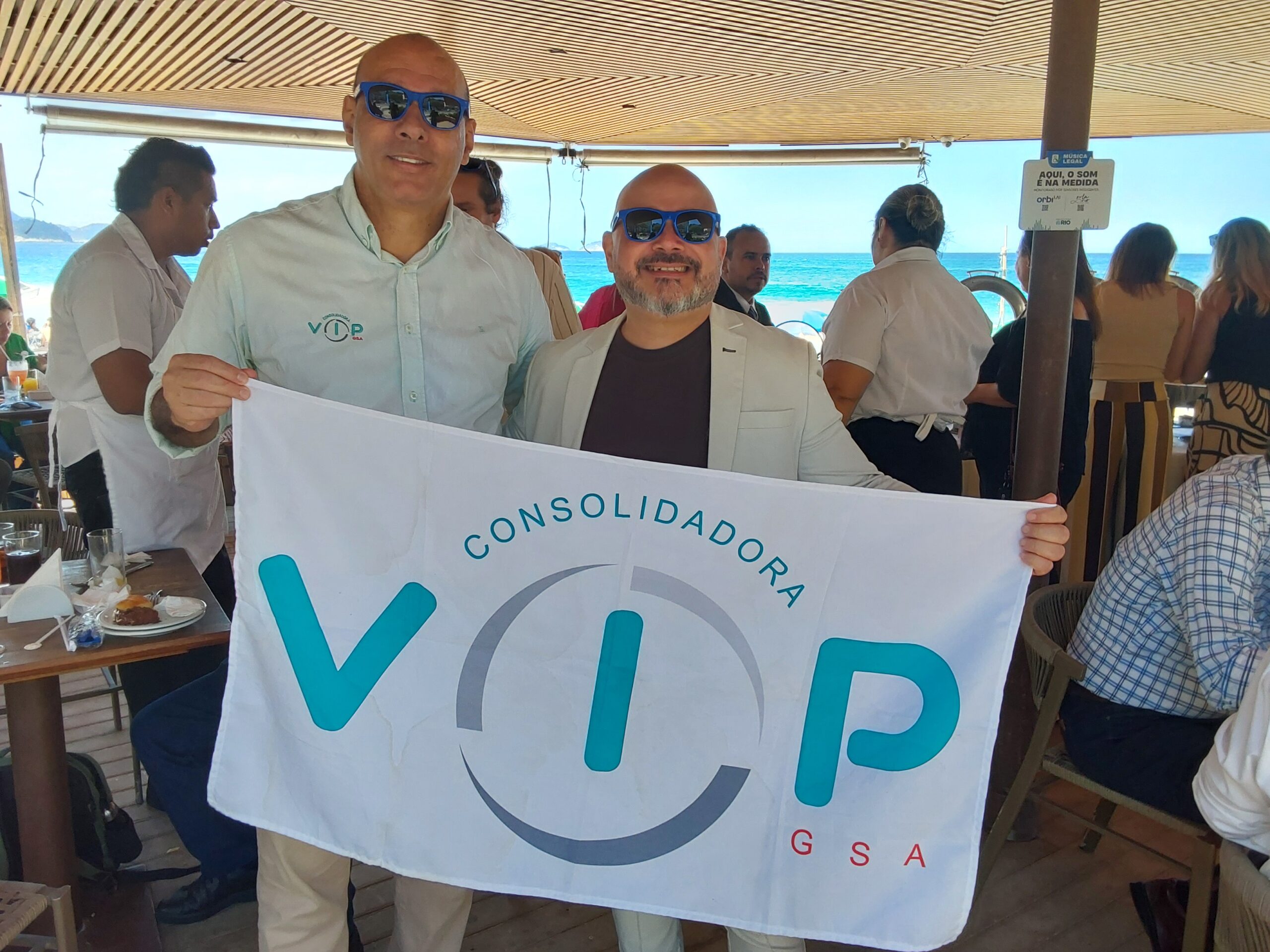 Roberto Paixão, da Consolidadora VIP, com Murilo Cassino, da ITA Airways
