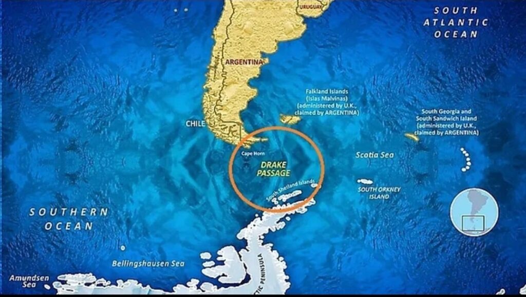 Drake: canal marítimo estreito causa terremoto de magnitude 7,5 entre América do Sul e Antártida Drake: canal marítimo estreito causa terremoto de magnitude 7,5 entre América do Sul e Antártida