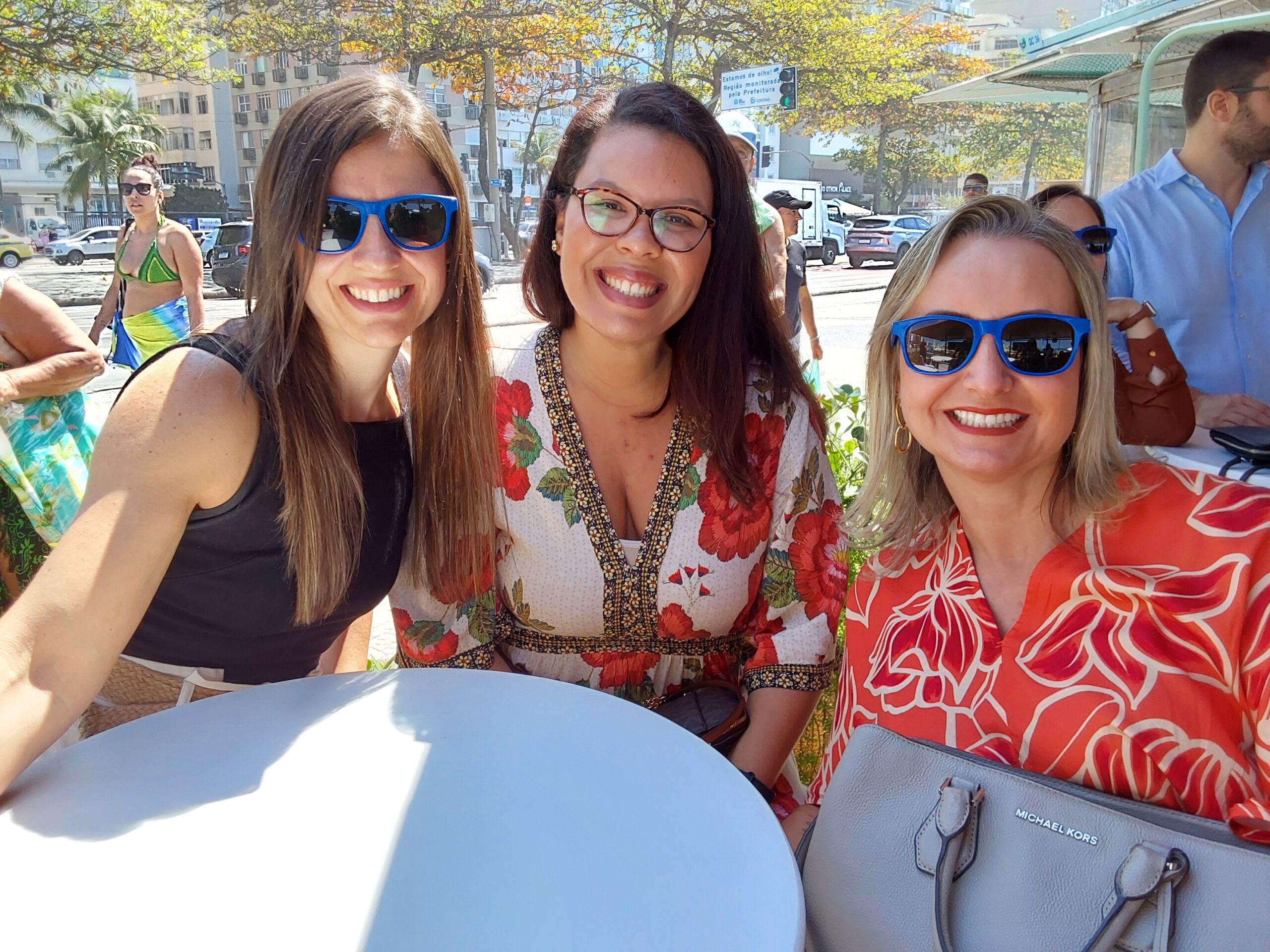 Sheila Fontana, da ITA Airways, Thais Carvalho, da Copastur, e Ana Claudia, da Motta BRT