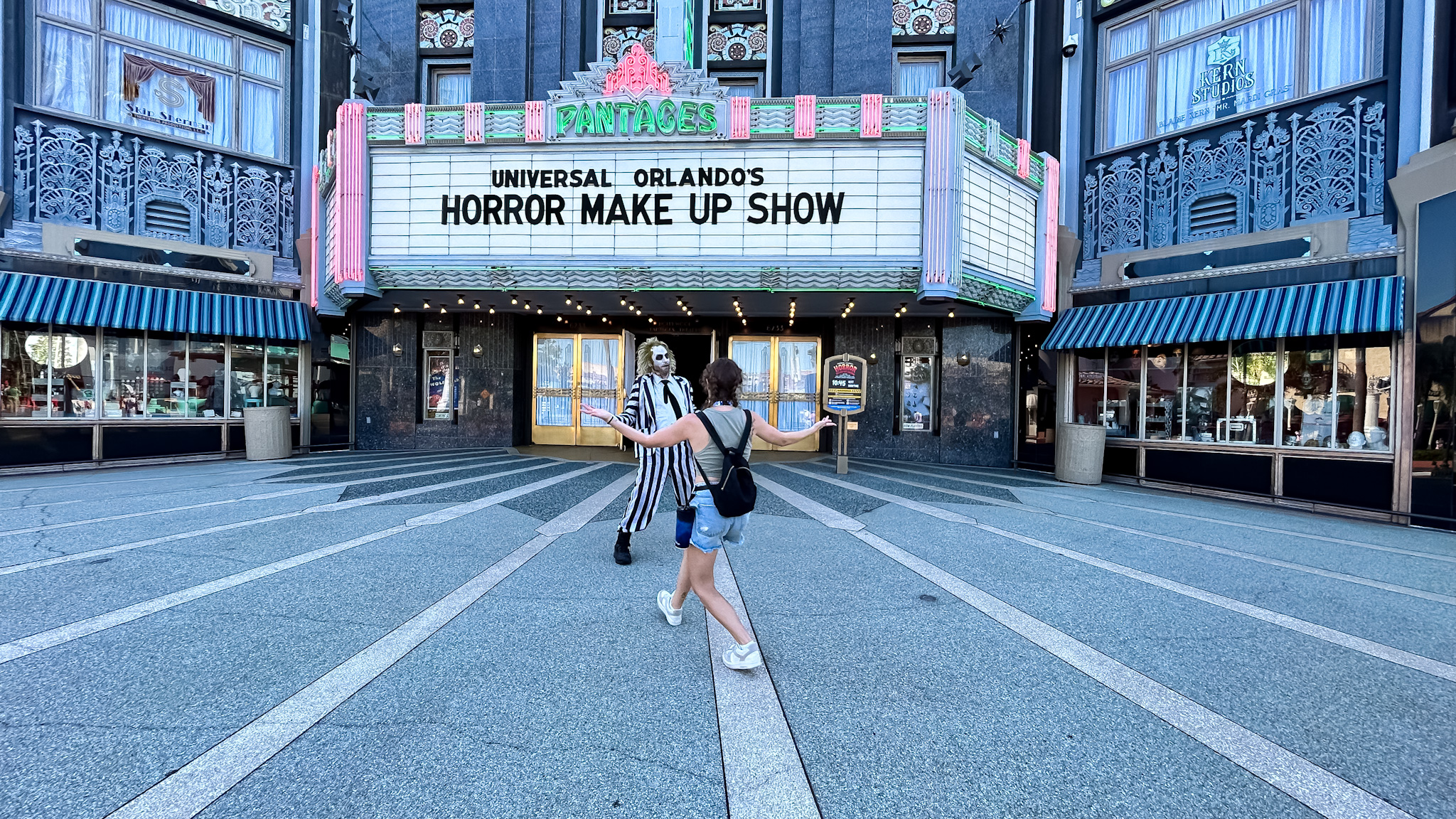 Um dos pontos altos do Universal Studios Florida são os encontros com os personagens