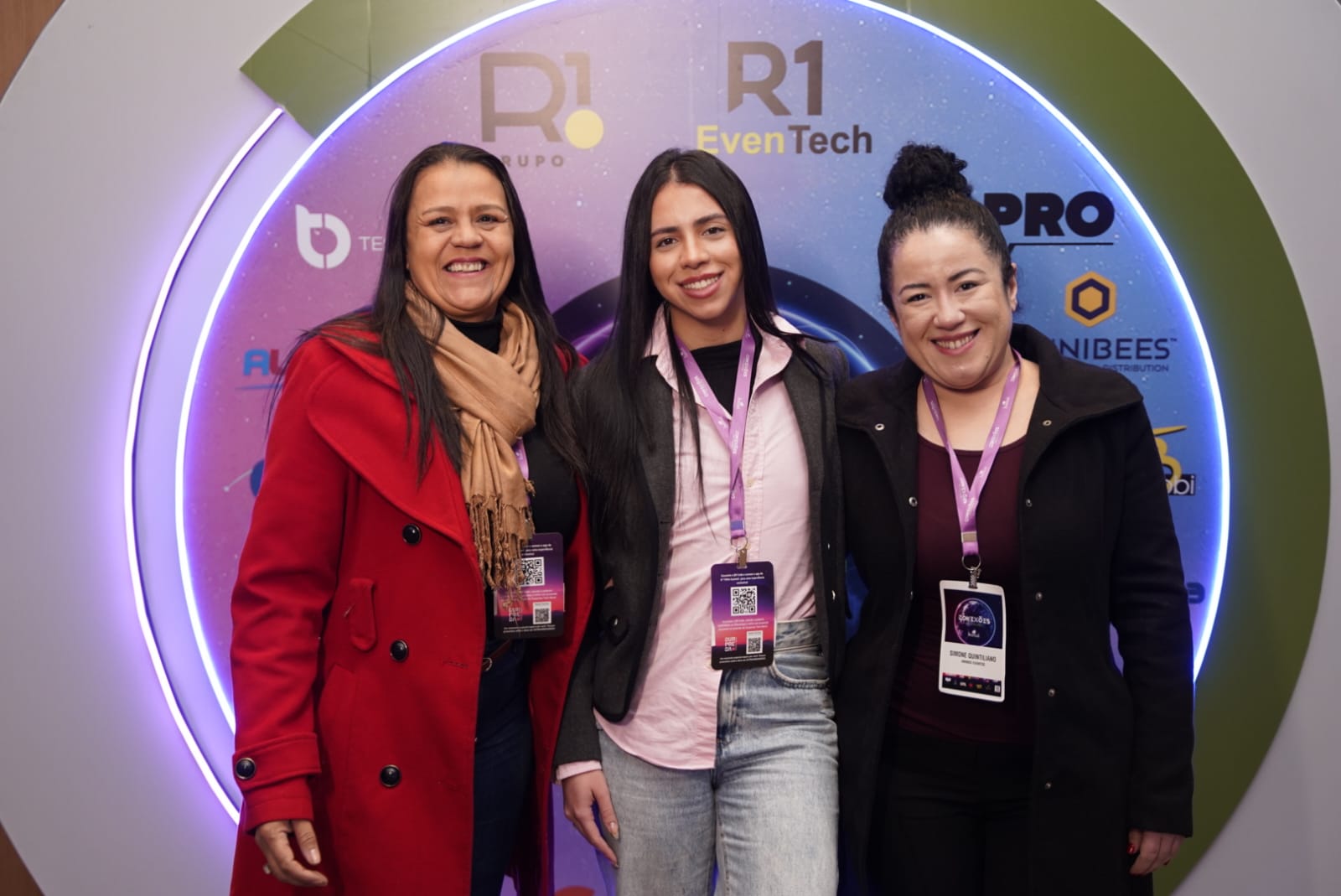 Adriana Purcino, da Urbeluz; Brunna Moreira, da LDC; e Simone Quintiliano, da Aminos Eventos
