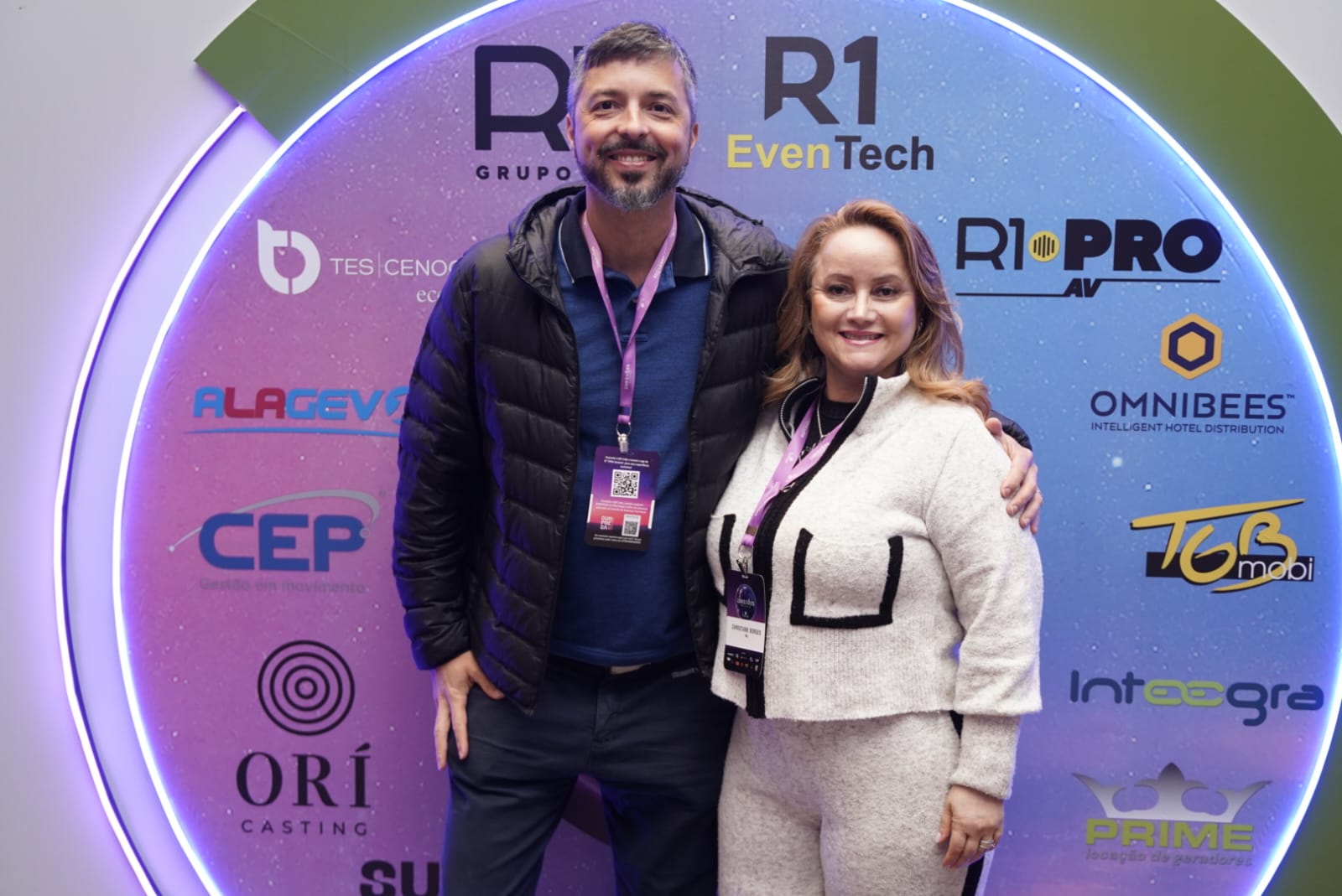 Caio Machado e Christiane Borges, da TBG
