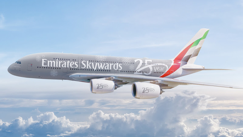 Emirates Skywards completa 25 anos com sorteio de 25 milhões de milhas Emirates Skywards completa 25 anos com sorteio de 25 milhões de milhas