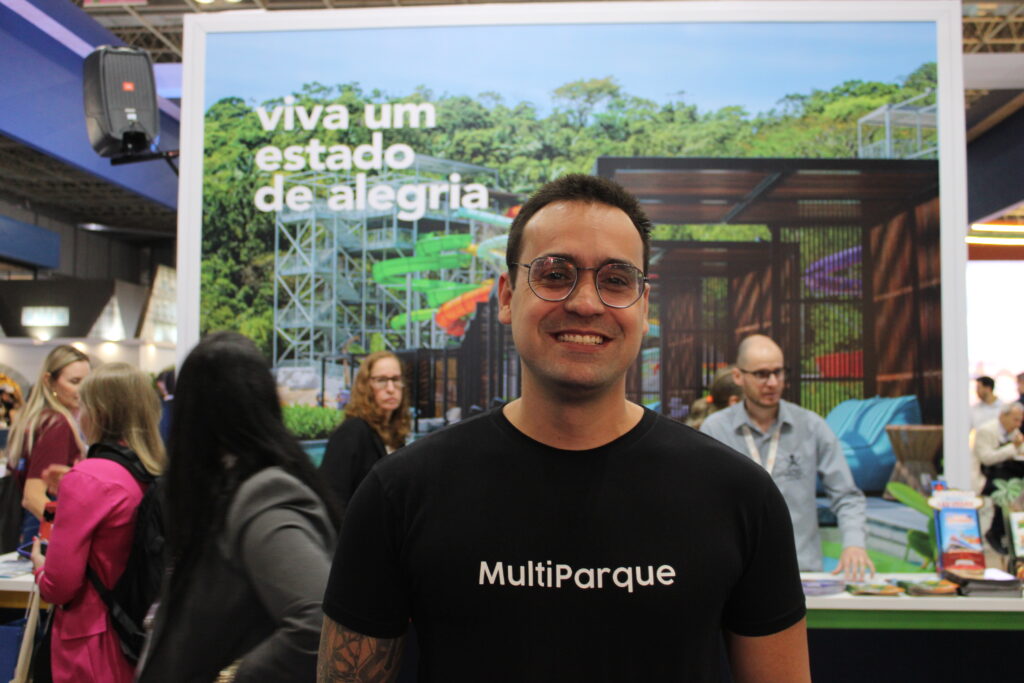 Multiparque leva clima de diversão de Balneário Camboriú à Abav Expo 2025 Multiparque leva clima de diversão de Balneário Camboriú à Abav Expo 2025