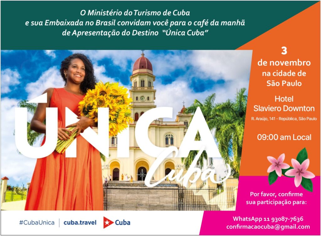 Cuba promove cafés da manhã em quatro cidades brasileiras para apresentar o destino “Única Cuba” Cuba promove cafés da manhã em quatro cidades brasileiras para apresentar o destino “Única Cuba”