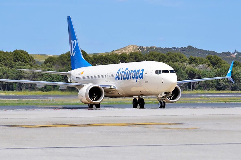 Air Europa amplia frota com chegada do segundo Boeing 737 MAX