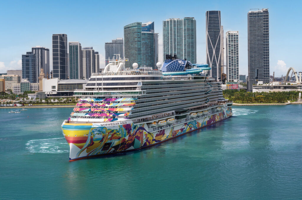 Cruzeiro futurista: o Norwegian Aqua chega para mudar o conceito de diversão no mar; veja fotos e valores Cruzeiro futurista: o Norwegian Aqua chega para mudar o conceito de diversão no mar; veja fotos e valores