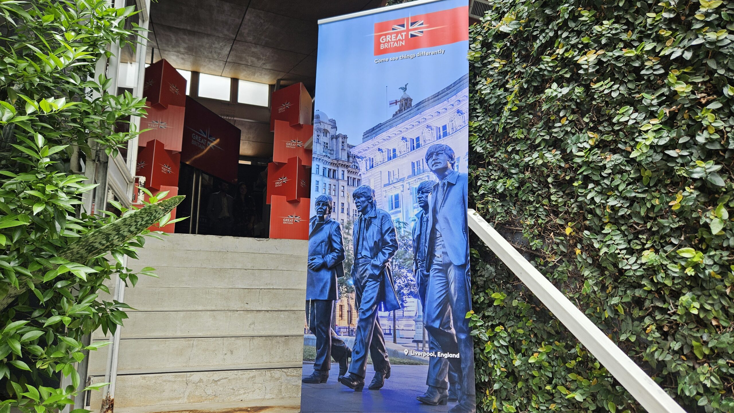 Evento VisitBritain no Corrutela