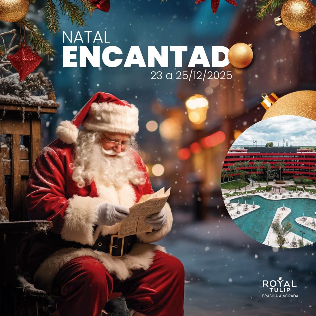 Royal Tulip Brasília Alvorada promove festa ‘Natal Encantado 2025’ com programação especial para toda a família