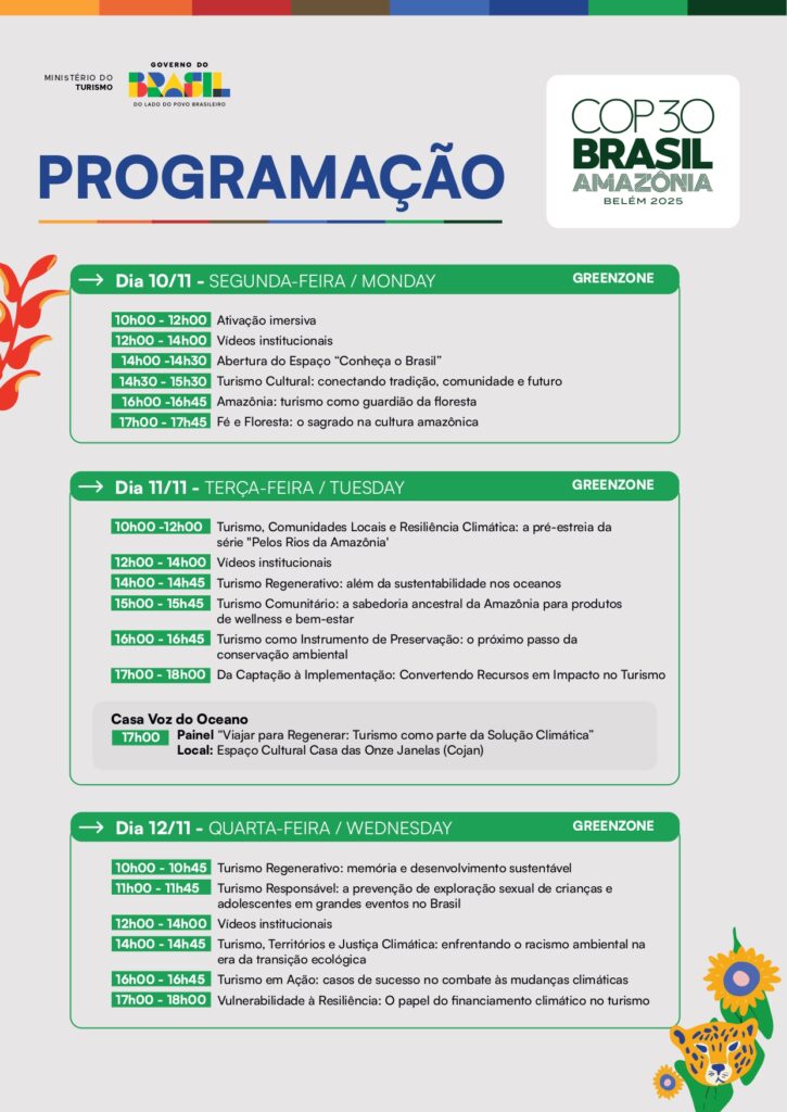 Turismo ganha protagonismo verde na COP30 com foco total na Amazônia Turismo ganha protagonismo verde na COP30 com foco total na Amazônia