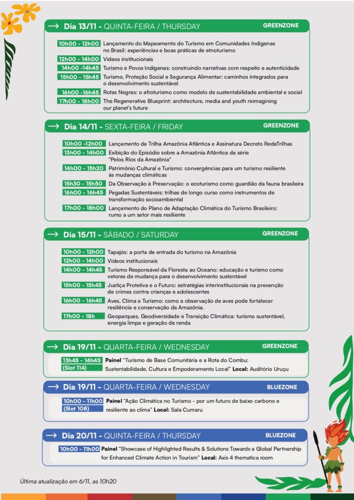 Turismo ganha protagonismo verde na COP30 com foco total na Amazônia Turismo ganha protagonismo verde na COP30 com foco total na Amazônia