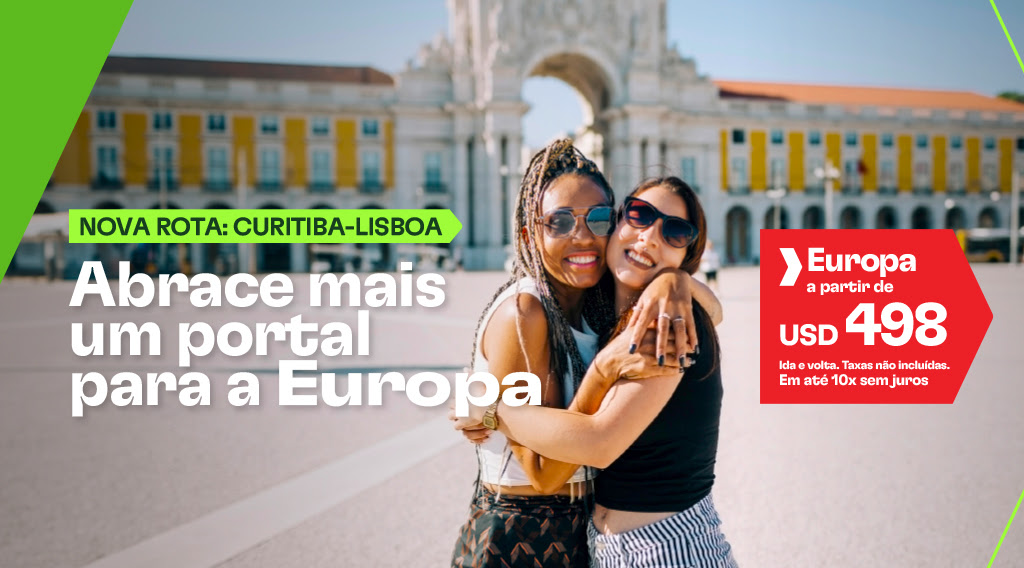 Lisboa–Curitiba: TAP inicia vendas para nova rota com promoção especial de lançamento Lisboa–Curitiba: TAP inicia vendas para nova rota com promoção especial de lançamento