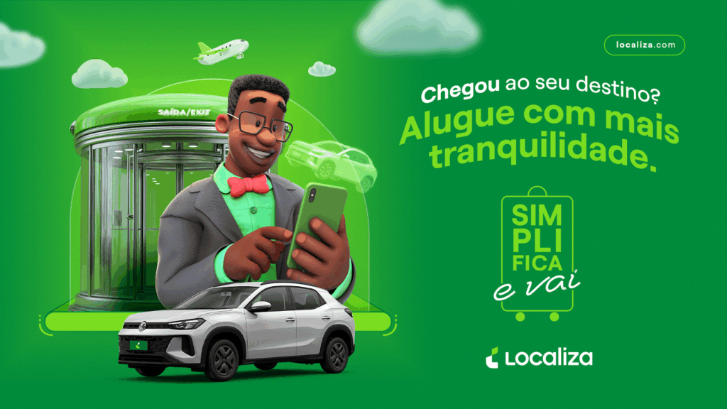 Localiza lança campanha “Simplifica e vai!” com animação e foco em tecnologia nas viagens Localiza lança campanha “Simplifica e vai!” com animação e foco em tecnologia nas viagens