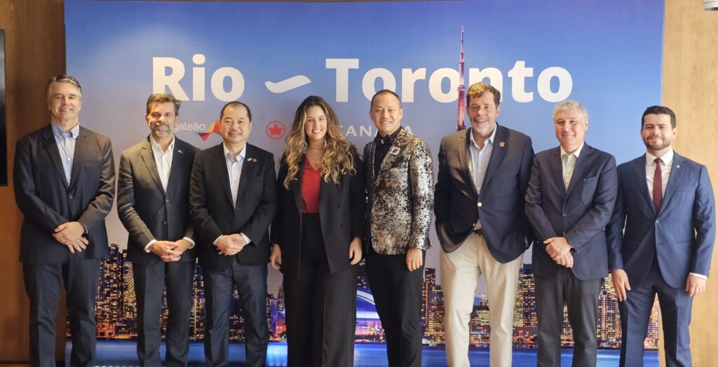 Air Canada reúne trade carioca para celebrar a retomada do voo direto entre Rio e Toronto Air Canada reúne trade carioca para celebrar a retomada do voo direto entre Rio e Toronto