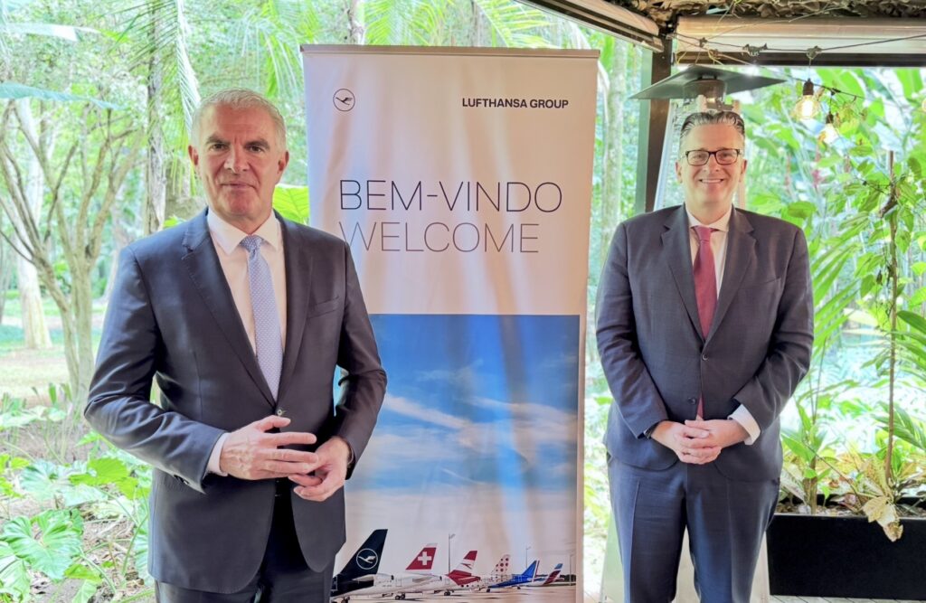 Lufthansa mira crescimento no Brasil e vê Embraer como peça estratégica Lufthansa mira crescimento no Brasil e vê Embraer como peça estratégica