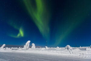 Aurora boreal em Kittilä, na Finlândia (Divulgação/Civitatis)