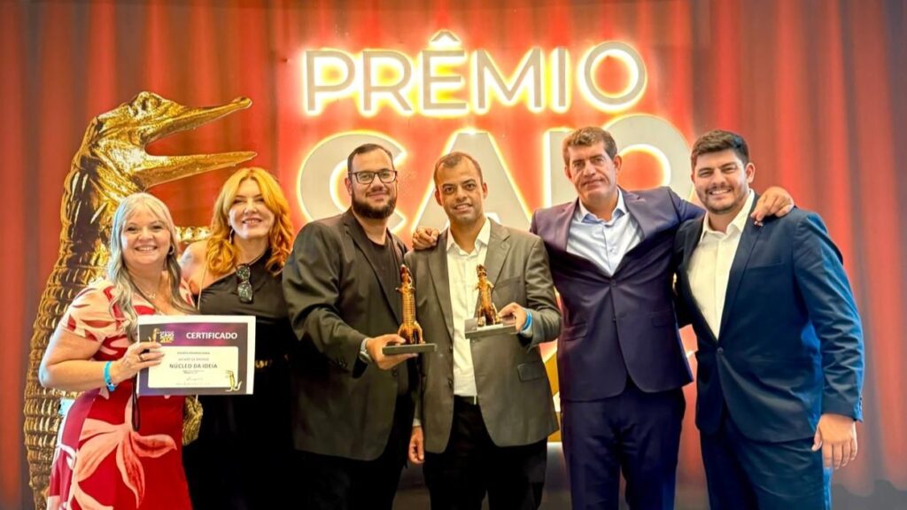 Núcleo da Ideia conquista Jacaré de Bronze no Prêmio Caio 2025 Núcleo da Ideia conquista Jacaré de Bronze no Prêmio Caio 2025