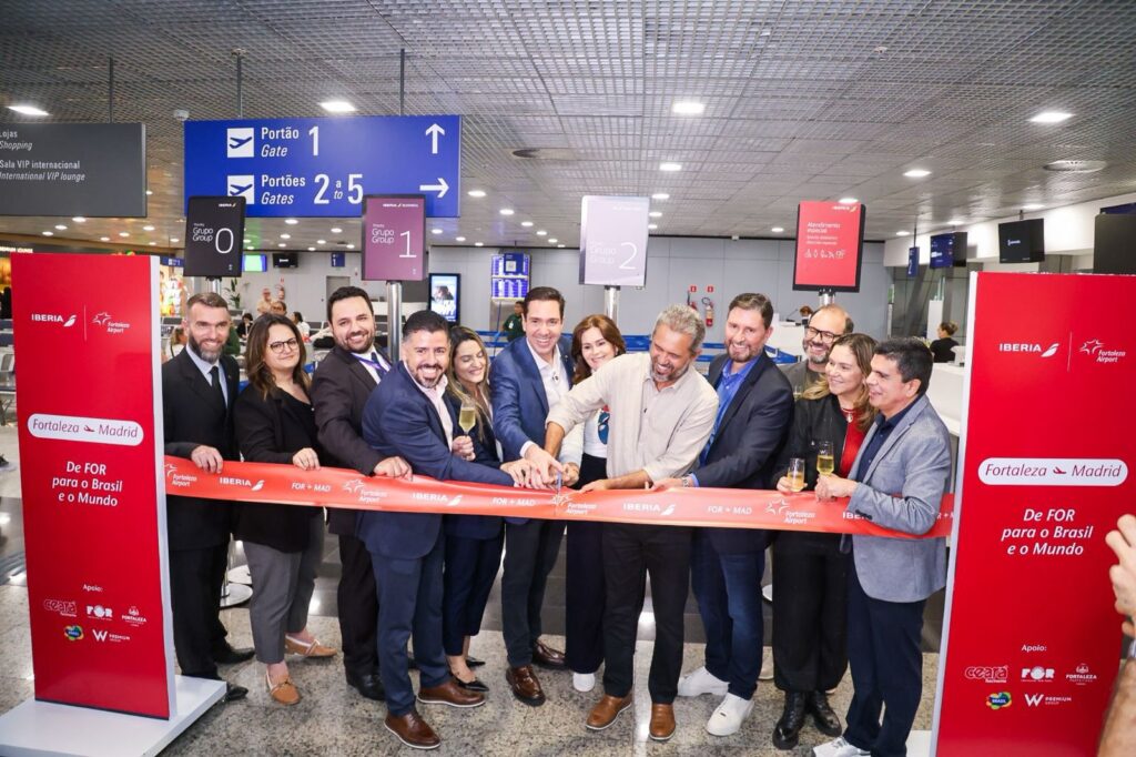 Iberia estreia voo direto entre Fortaleza e Madri e amplia conexão internacional do Ceará Iberia estreia voo direto entre Fortaleza e Madri e amplia conexão internacional do Ceará