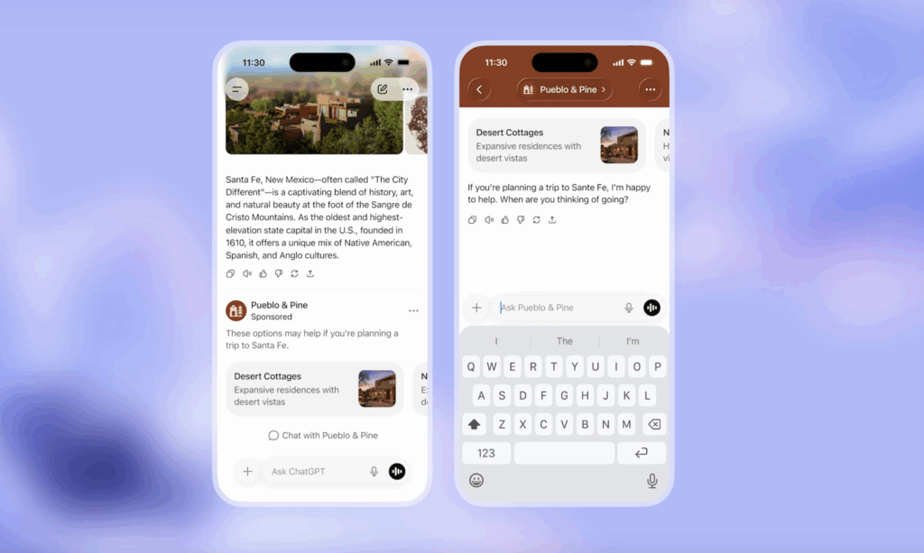 ChatGPT começa a exibir anúncios e turismo entra no radar da OpenAI ChatGPT começa a exibir anúncios e turismo entra no radar da OpenAI