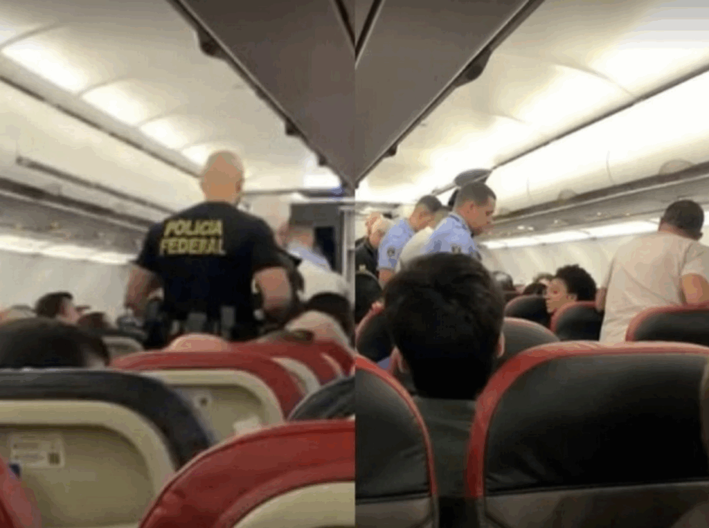 Passageiro se recusa a colocar celular em modo avião e é retirado de voo pela PF