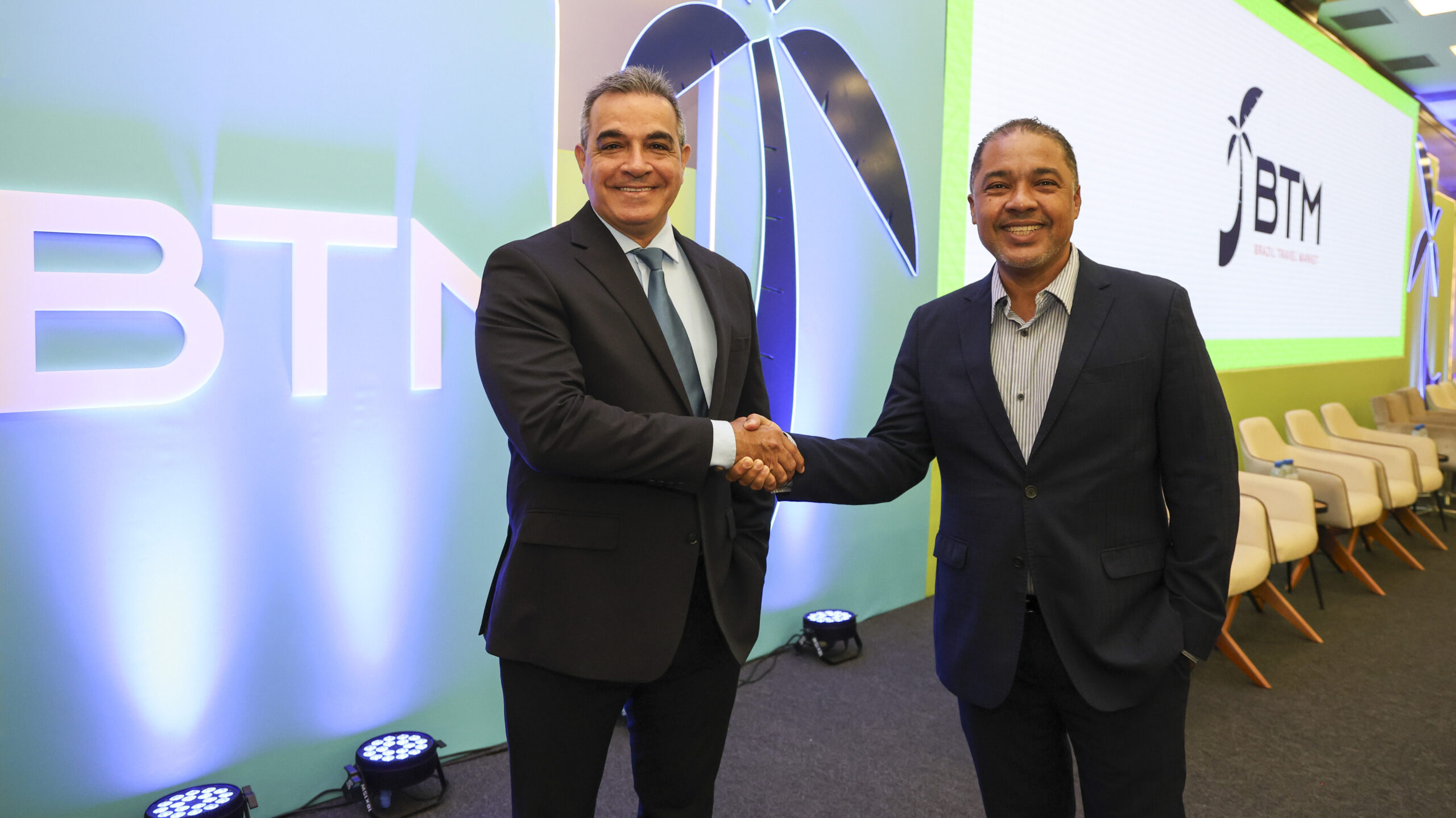 BBC Eventos amplia estratégia internacional e fortalece MTM e BTM durante a Fitur Madri 2026 Breno Mesquita e Cláudio Jr., CEOs da BBC Eventos