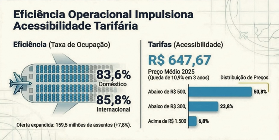 O que mudou na aviação brasileira? Relatório da Anac detalha crescimento, custos e projetos para 2026 O que mudou na aviação brasileira? Relatório da Anac detalha crescimento, custos e projetos para 2026