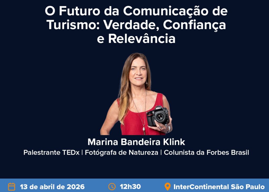IMM Brazil 2026 promove reflexão sobre o futuro da comunicação no turismo com Marina Bandeira Klink IMM