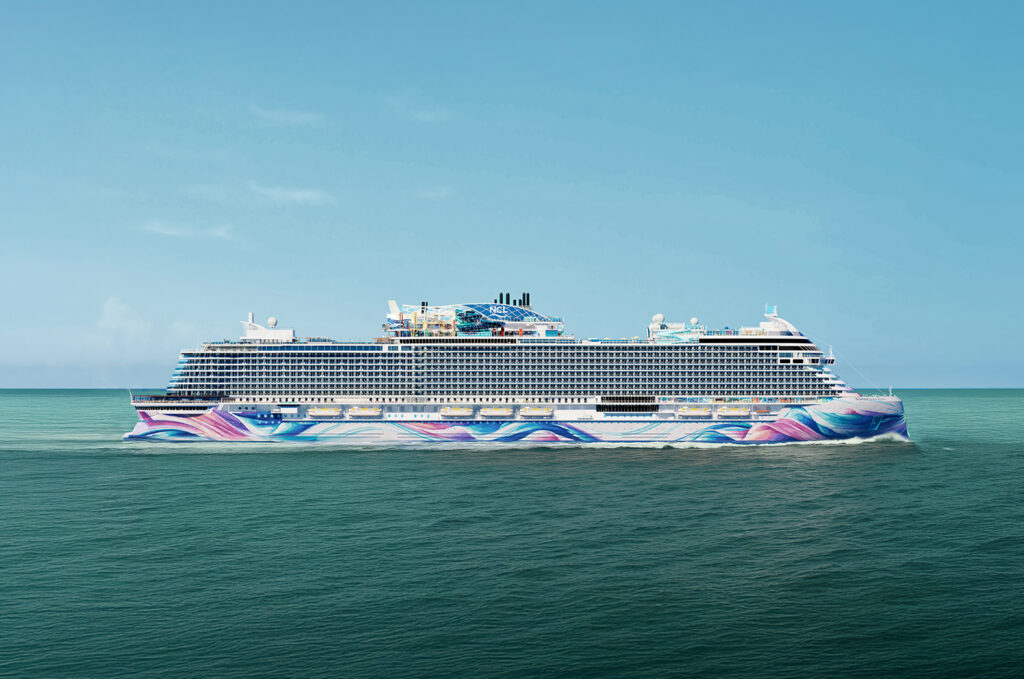 Norwegian Aura nasce gigante e vira o maior navio da história da NCL Norwegian Aura nasce gigante e vira o maior navio da história da NCL