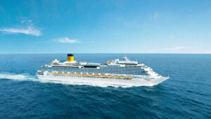 Evento em La Romana a bordo do Costa Fascinosa comemorou mais uma opção disponível para a oferta caribenha da Costa (Divulgação/Costa Cruzeiros)