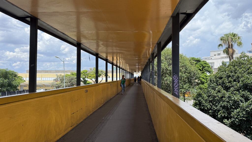 Aena inicia revitalização da passarela em frente ao Aeroporto de Congonhas