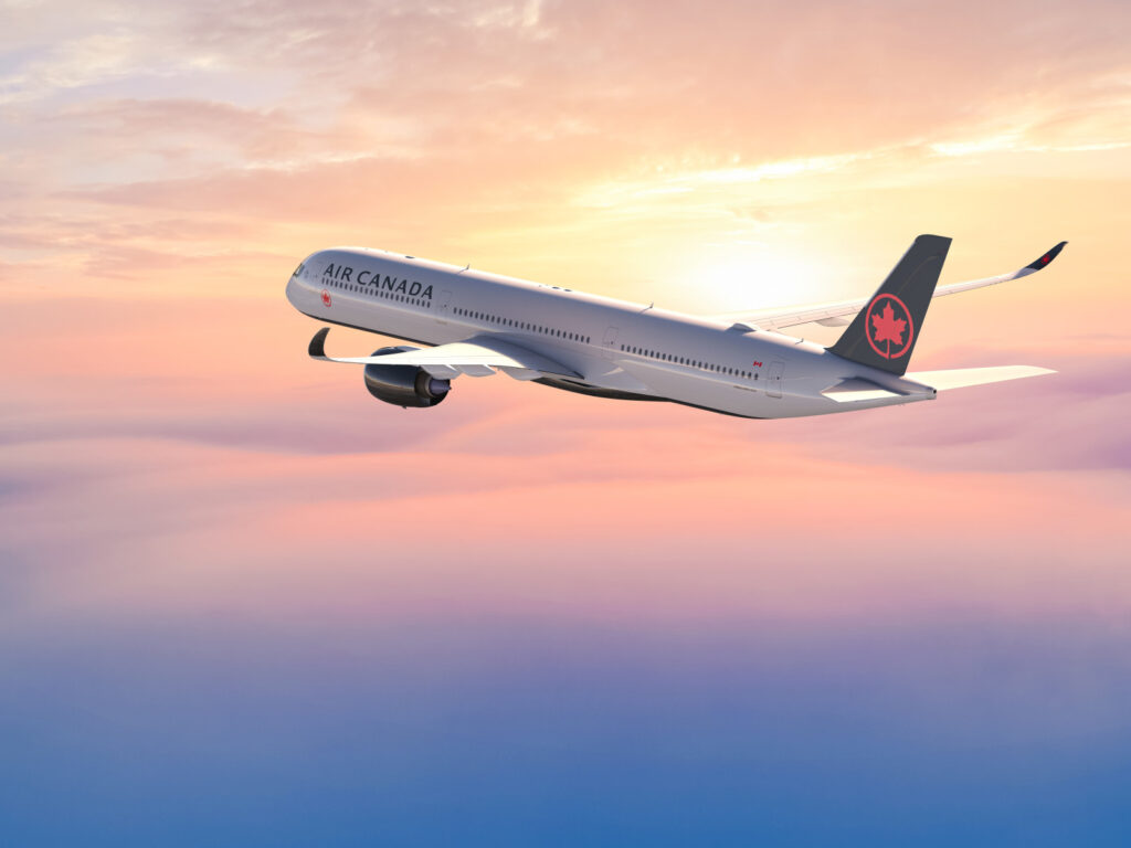 Air Canada encomenda Airbus A350-1000 e projeta expansão de longo curso a partir de 2030 (Divulgação/Air Canada)