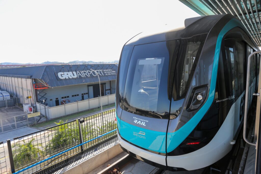 People Mover de Guarulhos entra na reta final e pode iniciar operação em março people mover Marcelo S. Camargo / Governo do Estado de SP