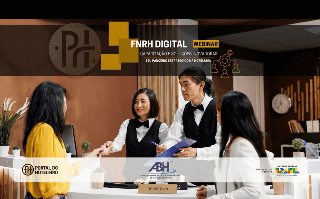 Webinar sobre implantação da FNRH Digital é realizado pelo Portal do Hoteleiro (ABIH-SP) em 5 de fevereiro FNRH