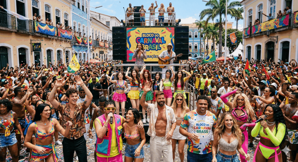 O Brasil está na moda: Carnaval 2026 impulsionou o país entre celebridades O Brasil está na moda: Carnaval 2026 impulsionou o país entre celebridades