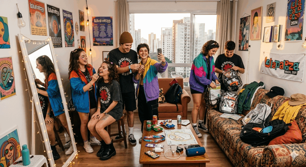Airbnb registra salto de quase 140% nas buscas por acomodações para o Lollapalooza Brasil 2026 airbnb