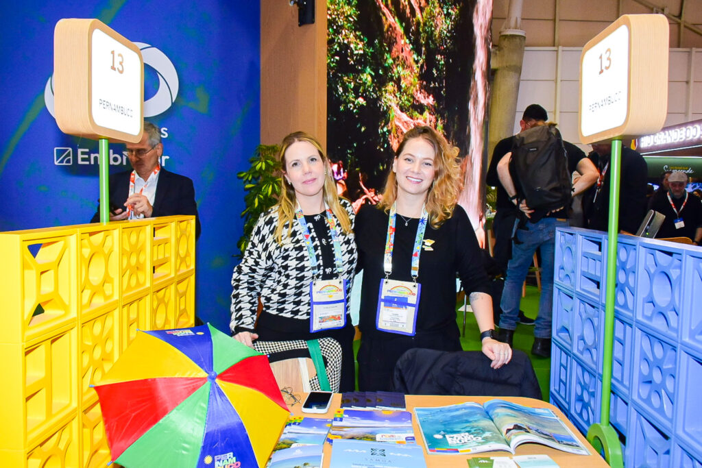 Empetur promove agendas com operadoras e ações culturais na principal feira de turismo de Portugal Danielly Aguiar e Ana Beatriz Alves, da Empetur PERNAMBUCO