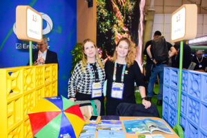 Danielly Aguiar e Ana Beatriz Alves, da Empetur PRNAMBUCO