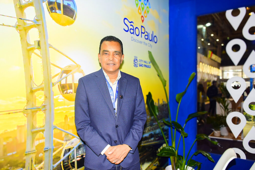 Rui Alves, secretário Municipal de Turismo de São Paulo na BTL 2026 (Ana Azevedo/M&E)