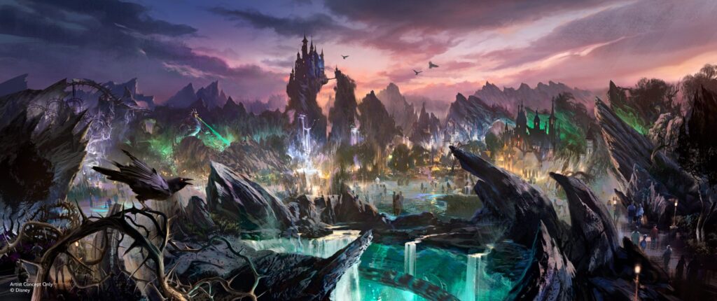 Villains Land 2026: A Nova Onda do Imperador pode substituir montanha-russa da Malévola villains