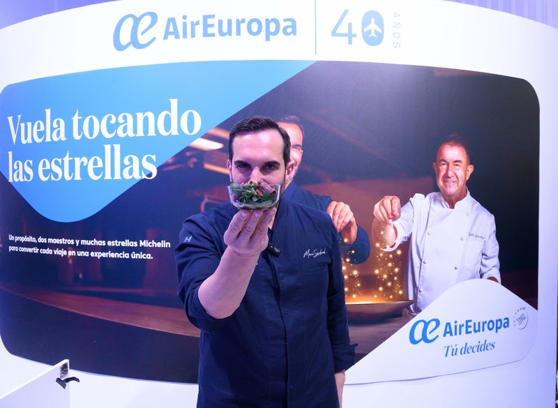 Air Europa reúne 2 chefs estrelados em nova proposta gastronômica a bordo Air Europa reúne 2 chefs estrelados em nova proposta gastronômica a bordo