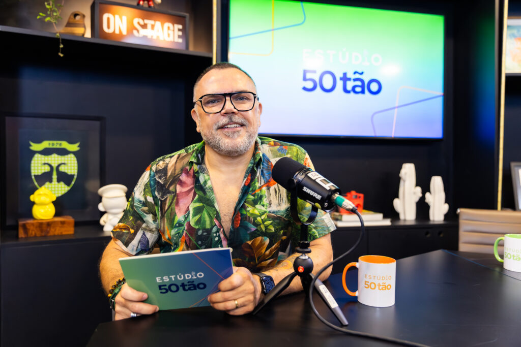 Estúdio 50tão estreia no YouTube e Spotify com conversas sobre a vida a partir dos 50 Estúdio 50tão estreia no YouTube e Spotify com conversas sobre a vida a partir dos 50