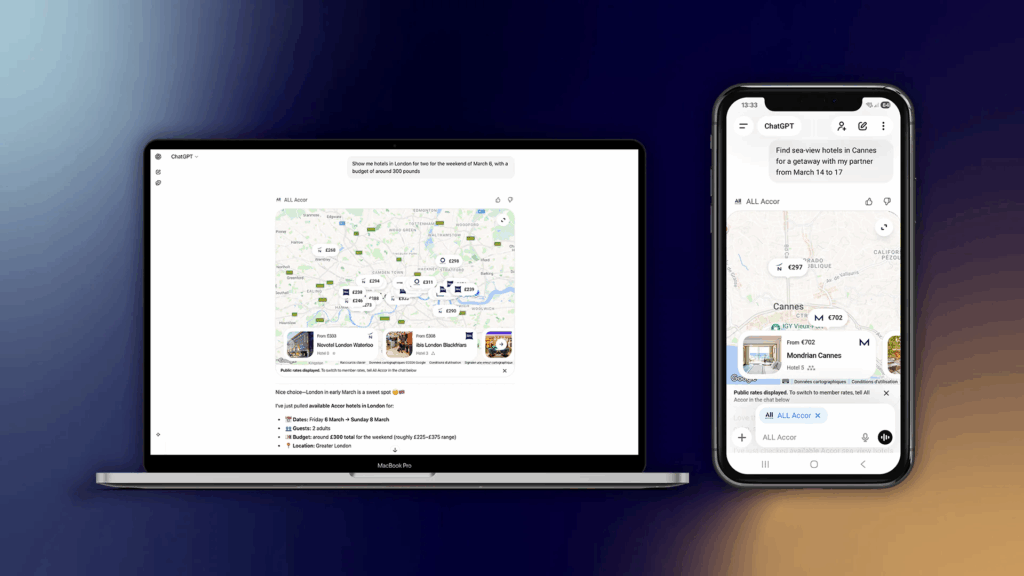 Accor lança app ALL no ChatGPT e reforça liderança digital na hotelaria Accor lança app ALL no ChatGPT e reforça liderança digital na hotelaria