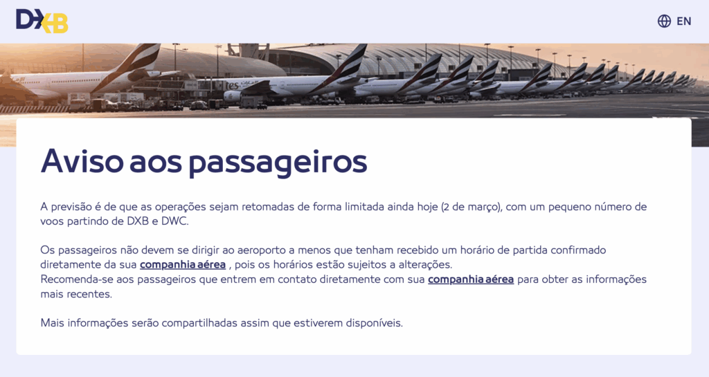 Oriente Médio: espaço aéreo reabre aos poucos e companhias correm contra o tempo; veja as regras Oriente Médio